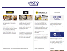 Tablet Screenshot of mikro.nl