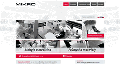 Desktop Screenshot of mikro.cz